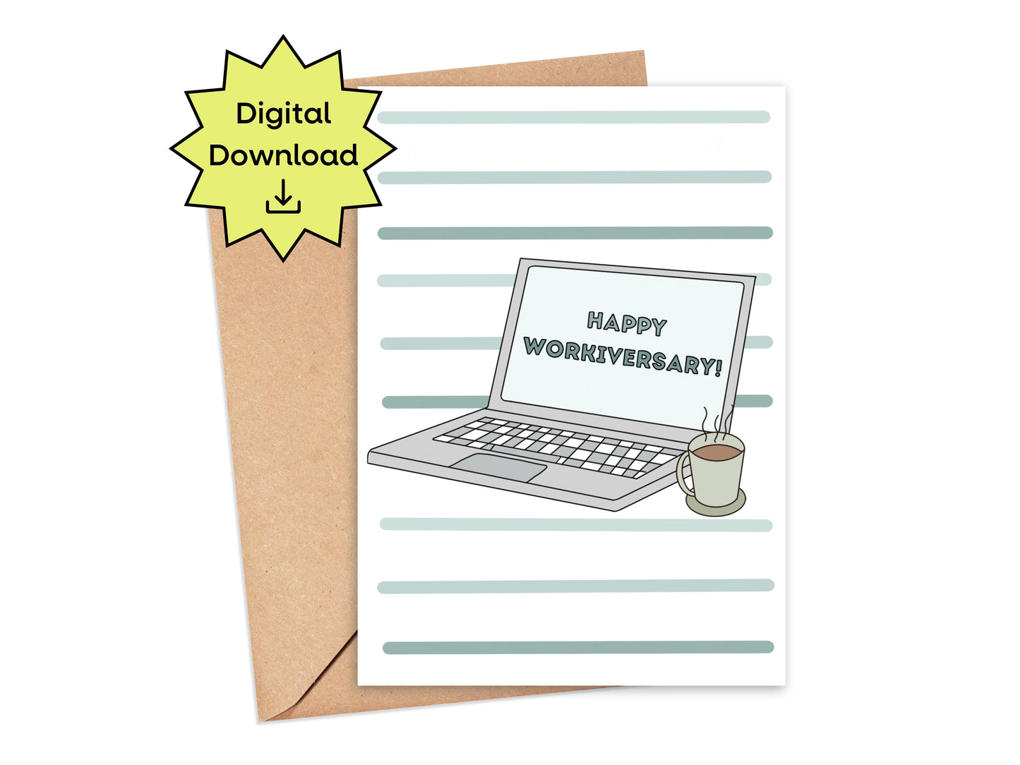 DIGITAL Happy Workiversary Card