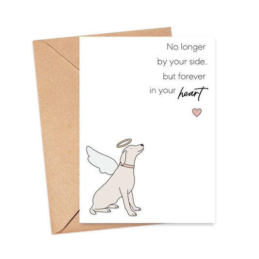 Forever in Your Heart Dog Sympathy Card Simply Happy Cards