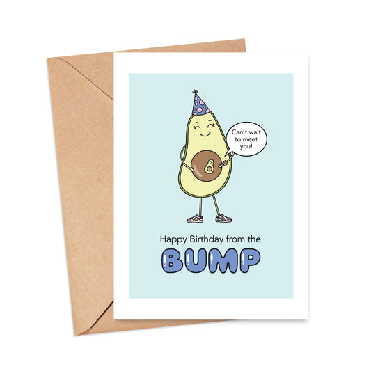 Happy Birthday from the Bump Card Simply Happy Paper