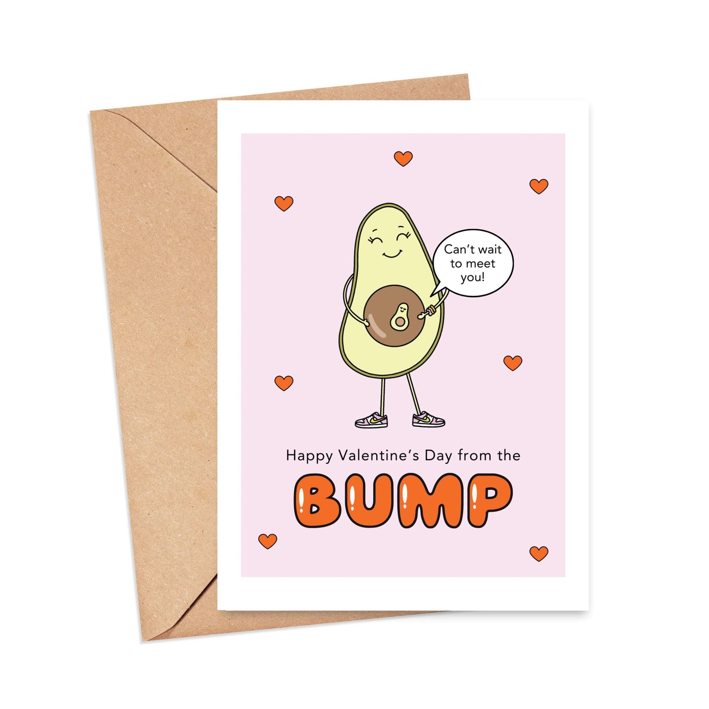 Happy Valentine's Day from the Bump Card Simply Happy Paper