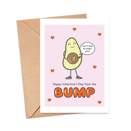 Happy Valentine's Day from the Bump Card Simply Happy Paper