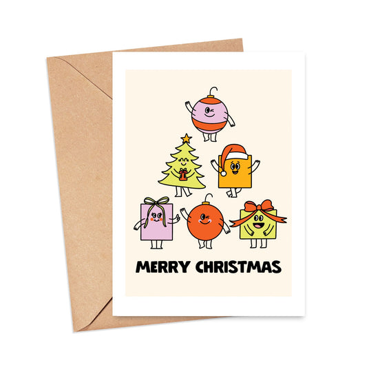 Happy Holidays Characters Card (Copy) Simply Happy Paper