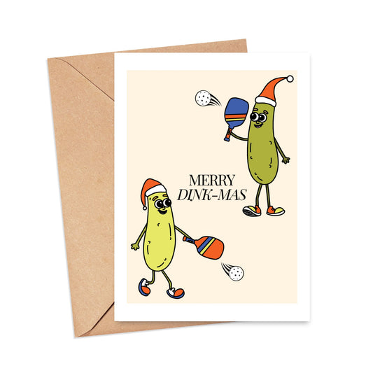 Merry Dink-Mas Card Simply Happy Paper