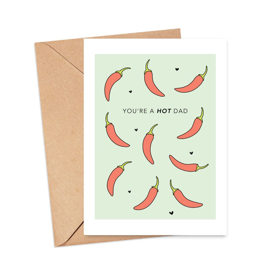 You're a Hot Dad Card Simply Happy Paper