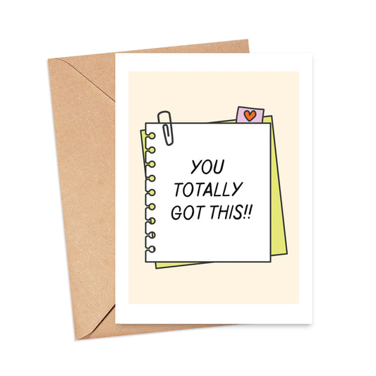 You Totally Got This Card Simply Happy Paper